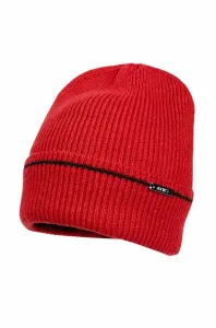 Detská čiapka Jamiks červená farba biela