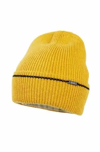Detská čiapka Jamiks žltá farba biela #182392