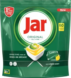 Jar Original Tablety do umývačky riadu, Lemon 80 ks