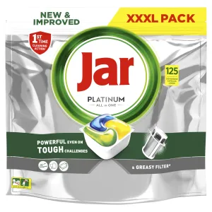 Jar Platinum All in One Lemon kapsule do umývačky riadu 125ks