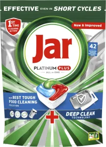 Jar Platinum Plus All In One Kapsuly Do Umývačky Riadu, Fresh Herbal Breeze, 42 Kapsúl