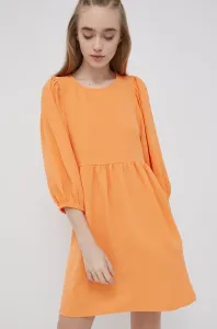 Šaty JDY oranžová farba, mini, áčkový strih #208360