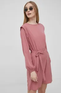 Šaty JDY ružová farba, mini, rovný strih