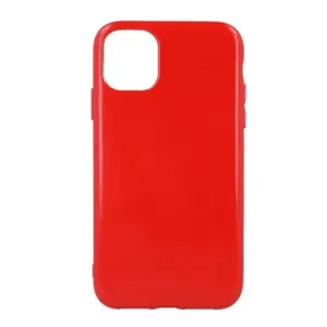 Puzdro Jelly Shiny TPU iPhone 13 Pro  - Červené