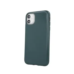 Puzdro Jelly Shiny TPU iPhone X/XS - Zelené