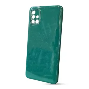 Puzdro Jelly Shiny TPU Samsung Galaxy A51 A515 - zelené