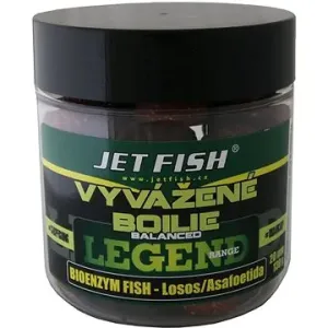 Jet Fish Vyvážené boilies Legend, Bioenzym Fish + Losos/Asafoetida 20 mm 130 g