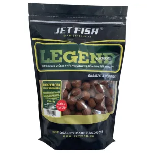 Jet fish extra tvrdé boilie legend range bioenzym fish 250 g - 30 mm #982338