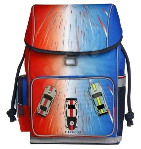 Školský batoh veľký Ergomaxx Racing Club Jeune Premier ergonomický luxusné prevedenie 39*26 cm