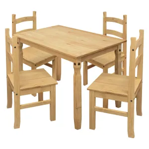 Jedálenský stôl 16116 + 4 stoličky 1627 CORONA 2 #5639265