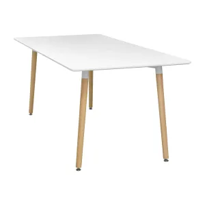 Jedálenský stôl 160x90 UNO biely #5639328