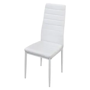 Jedálenská stolička SIGMA biela #5639706