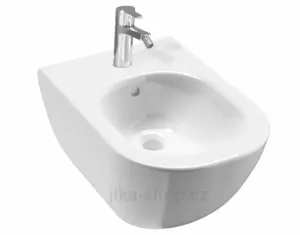 Jika Mio - Závesný WC bidet, otvor na batériu, s bočnými otvormi, biela H8317120003041
