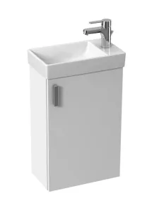 Kúpeľňová skrinka s umývadlom Jika Petit 41x65,5x23 cm biela H45J5111753001