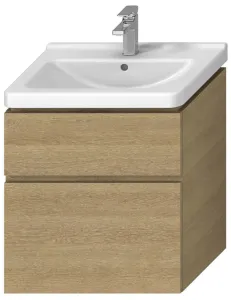Kúpeľňová skrinka pod umývadlo Jika Cubito 64x47,1x68,3 cm dub H40J4244025191