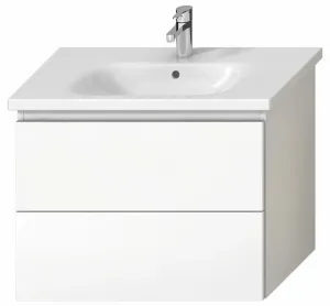 Kúpeľňová skrinka pod umývadlo Jika Mio-N 75x44,5x59 cm biela H40J7164015001