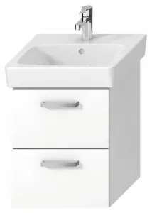 Kúpeľňová skrinka pod umývadlo Jika Lyra Plus Viva 44x40,1x55 cm biela H40J3824023001