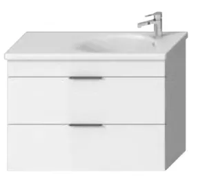 Kúpeľňová skrinka pod umývadlo Jika Tigo N 97x36,3x70,5 cm biela H40J2164015001