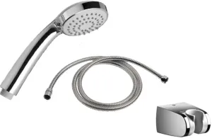 Jika Rio - Sprchová súprava, chróm – ručná sprcha 1 funkcia, sprchová hadica z nehrdzavejúcej ocele, držiak H3651R00041001