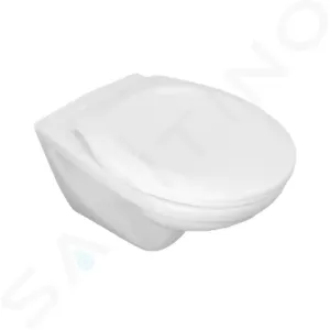 JIKA - Dino Závesné WC so sedadlom SoftClose, Rimless, Dual Flush, biela H8603770000001 #6690087