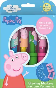Fúkacie fixky Peppa Pig 6 ks - Jiri Models