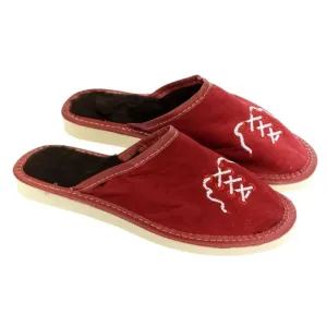 Dámske červené papuče REGINA #1791930