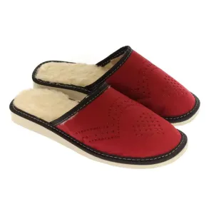 Dámske červené papuče SABI #5884428