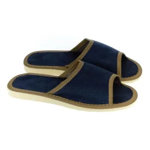 Dámske modré papuče SALIBA #6192470