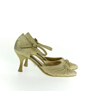 Dámske zlaté sandále PEBLINII26