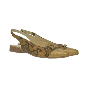 Dámske zlato-čierne sandále EVELINE #1797382