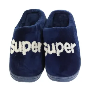 Pánske tmavomodré papuče SUPER