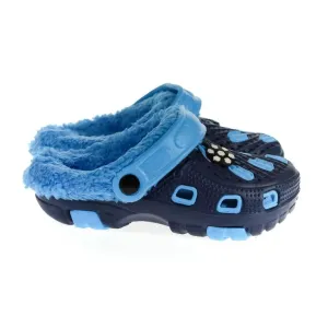 Detské modré zateplené crocsy SANDY 24-29 #1786454