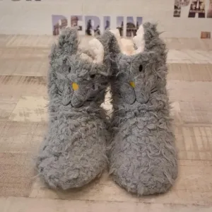 Detské sivé papuče MIMI