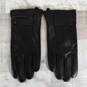 Kožené čierne rukavice #1789222