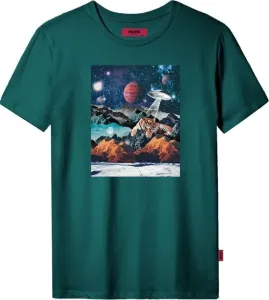 JOHN FRANK pánske tričko Barva: Zelená, Velikost: L