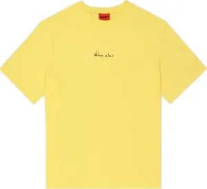 JOHN FRANK pánske tričko Barva: Žlutá, Velikost: L