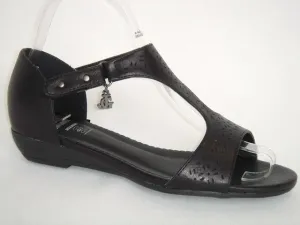 John Garfield sandále LO652602060 Čierna - 37