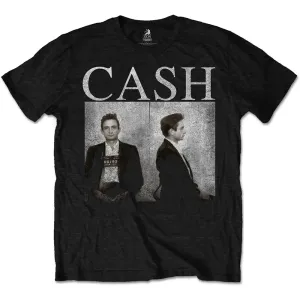 Johnny Cash tričko Mug Shot Čierna L