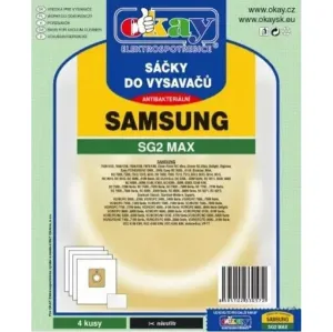 Vrecká do vysávača Samsung SG2MAX, 4ks