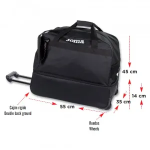Joma TROLLEY TRAINING 75 L Športová taška na kolieskach, čierna, veľkosť os #4916357