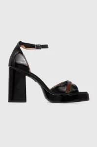 Sandále Jonak BERANGERE CUIR VERNIS čierna farba, 3400115