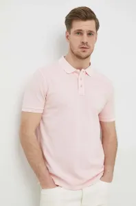 Bavlnené polo tričko Joop! Ambrosio ružová farba, jednofarebné, 3003748910015920