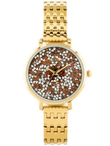 Dámske hodinky  JORDAN KERR - SS357 (zj926e) gold/orange #7873983
