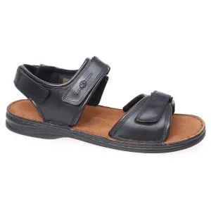 Pánske sandále Josef Seibel 10104 35602 schwarz-brasil 45