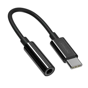 Joyroom headphone adapter 3.5mm mini jack (female) - USB-C (male) black (SH-C1)