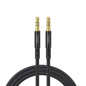 Joyroom stereo audio AUX cable 3,5 mm mini jack 1 m black (SY-10A1)