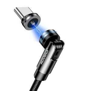 Joyroom magnetický nabíjací kábel USB - USB-C, 2,4 A, 1,2 m, čierny (S-1224X2 C čierny)