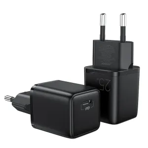 Joyroom Mini Fast Charger sieťová nabíjačka USB-C 25W 3A, čierna (L-P251)