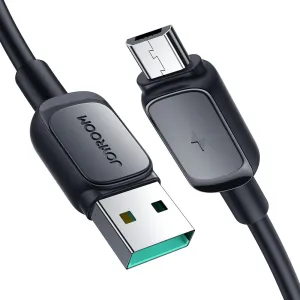 Micro USB kábel - USB 2.4A 1.2m Joyroom S-AM018A14 - Čierna KP27731