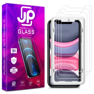 JP Long Pack Tvrdených skiel, 3 sklá na telefón s aplikátorom, iPhone 11 Pro
